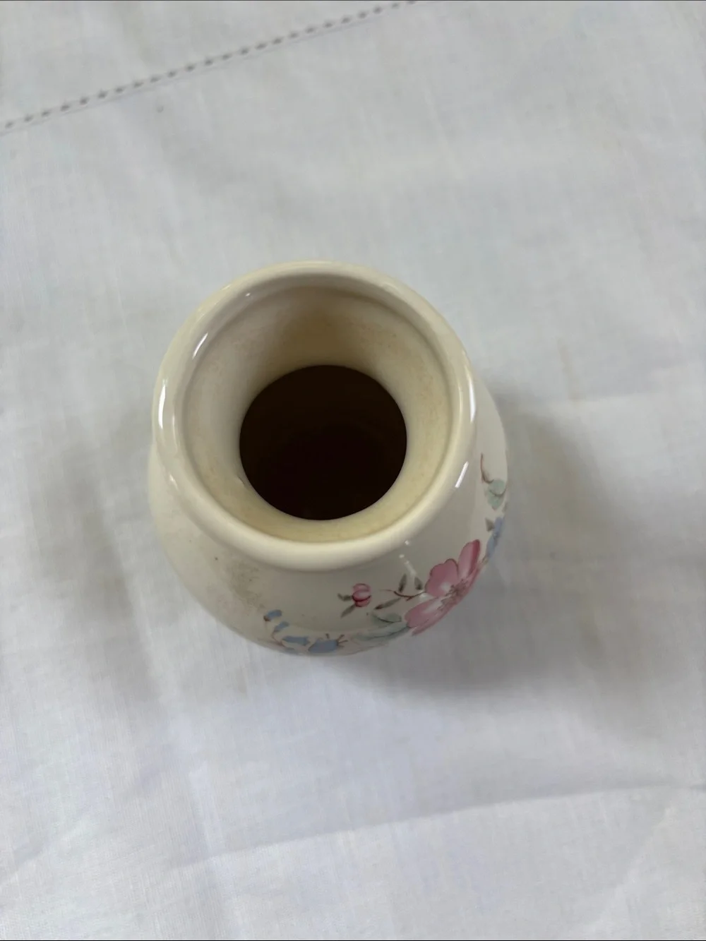 Vintage St Michael Marks & Spencer Minature Bud Vase England Transferware